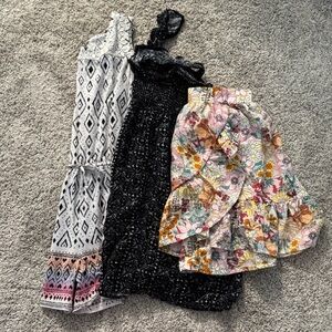 Girls Dress, Romper, Skirt Bundle - Size 10-12